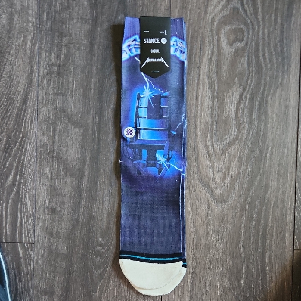 Stance Metallica Electric Blue and Black Men's Socks